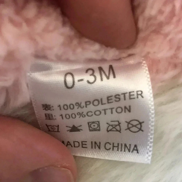 WINTER SUIT - fluffy baby girl winter suit - Picture 5 of 7